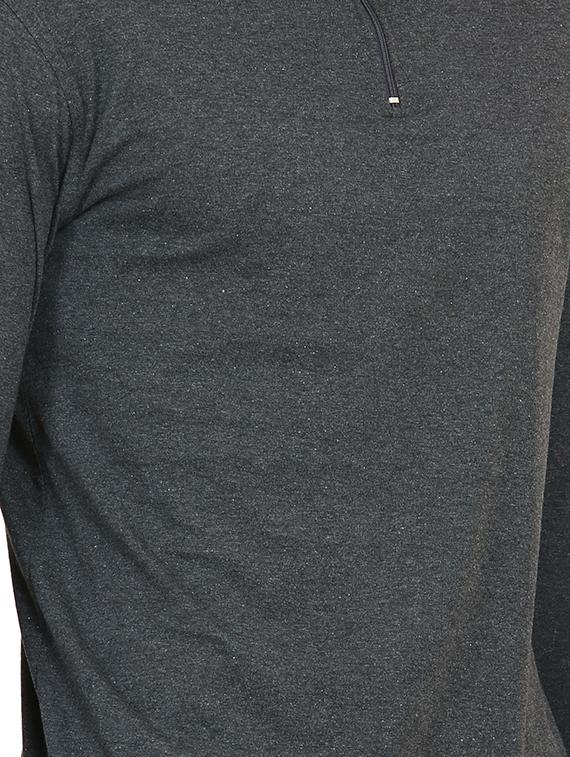 grey solid t-shirt - 16465424 - Zoom Image - 5