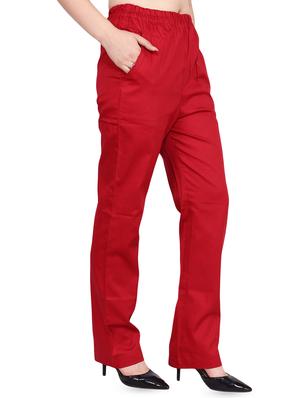 pocket detail flat front trousers - 16465430 - Standard Image - 2
