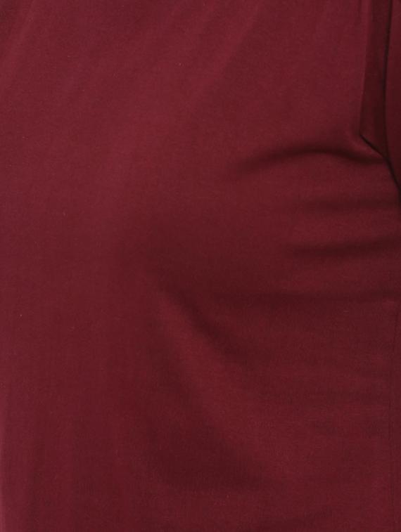 cold shoulder solid tee - 16465533 - Zoom Image - 5