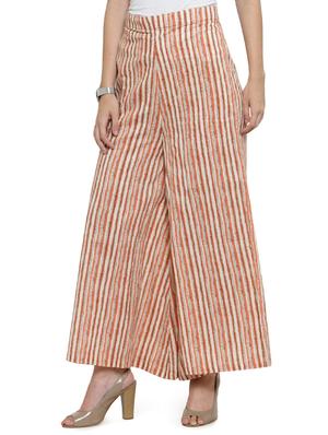 high rise striped palazzo - 16465761 - Standard Image - 2