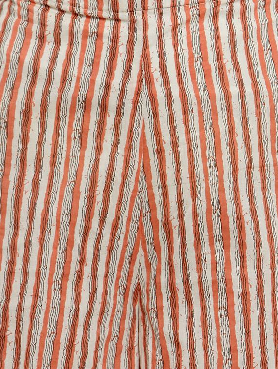 high rise striped palazzo - 16465761 - Zoom Image - 5