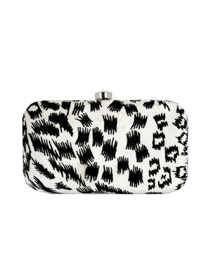 white velvet box clutch - 16466020 - Standard Image - 2