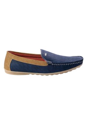 GOLD blue leatherette loafers - 16466120 - Standard Image - 2