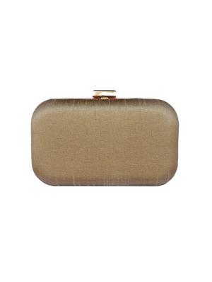 gold metal box clutch - 16466429 - Standard Image - 2