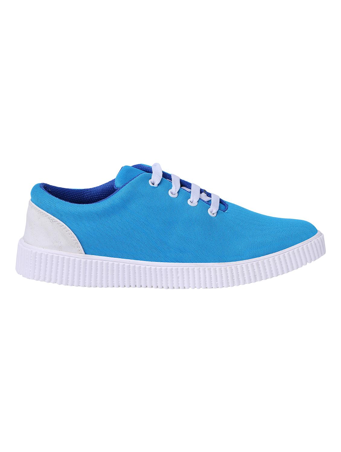 Shoemate blue canvas lace up sneakers - 16466496 - Zoom Image - 2