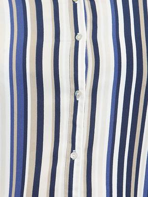 mandarin neck striped tunic - 16466514 - Standard Image - 5