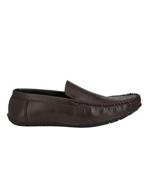 DERBY KICKS brown leatherette lace up loafers - 16467359 - Standard Image - 2