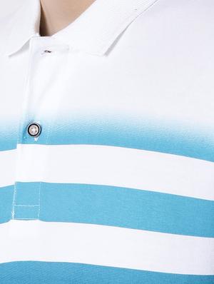 white striped polo t-shirt - 16467580 - Standard Image - 5