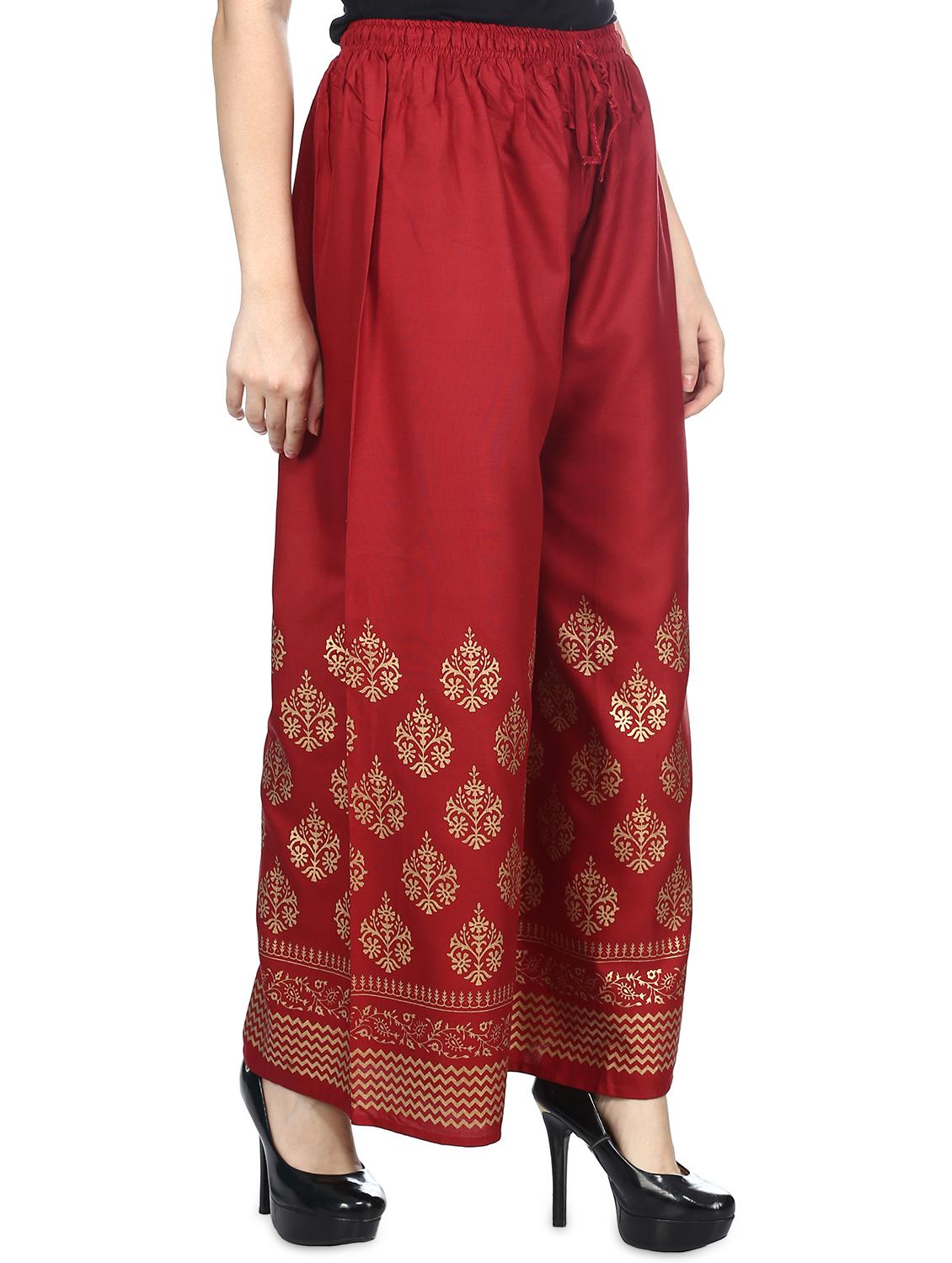 gold block print palazzo - 16467694 - Zoom Image - 2