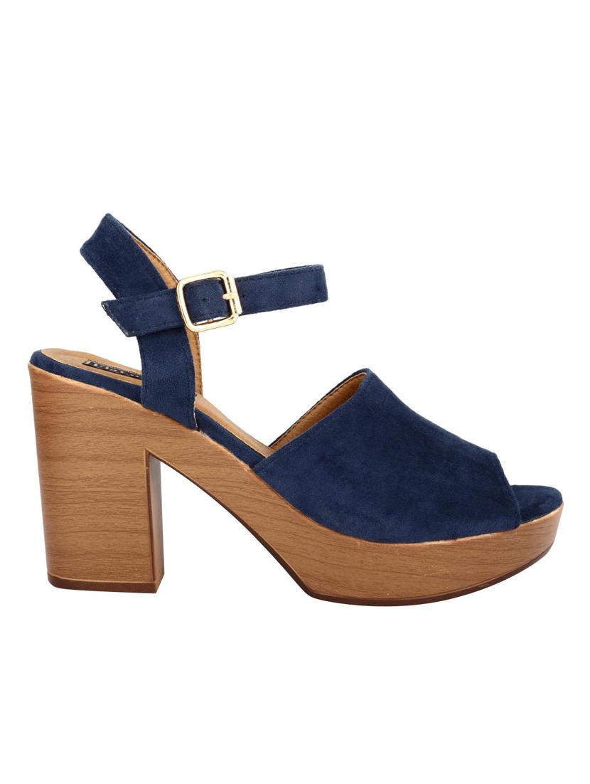 blue ankle strap sandals - 16468435 - Zoom Image - 2