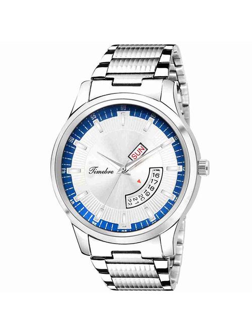 timebre round dial analog watch-(tmgxwht832) - 16470966 - Very Small Image - 1