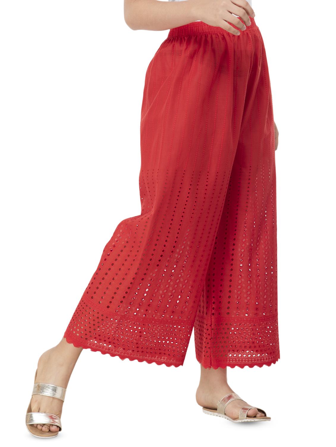 scallop hem schiffli palazzo - 16471351 - Zoom Image - 2