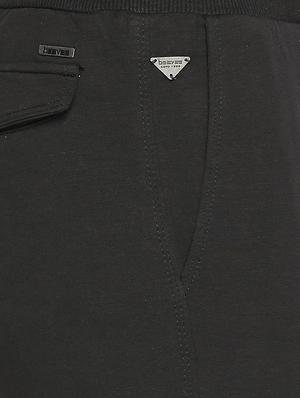 black solid joggers - 16472417 - Standard Image - 5