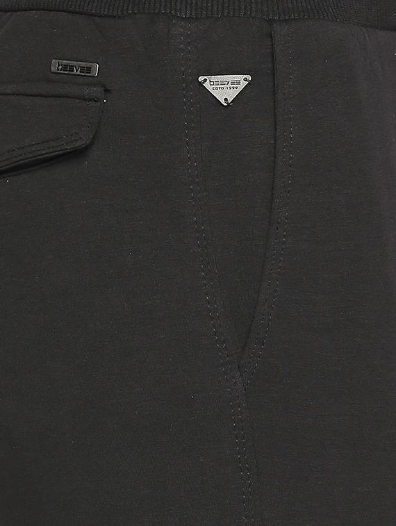 black solid joggers - 16472417 - Zoom Image - 5