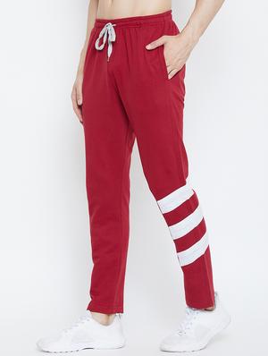 red striped full length track pant - 16472549 - Standard Image - 2