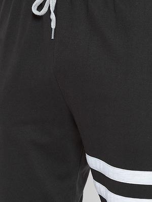 black striped full length track pant - 16472551 - Standard Image - 5