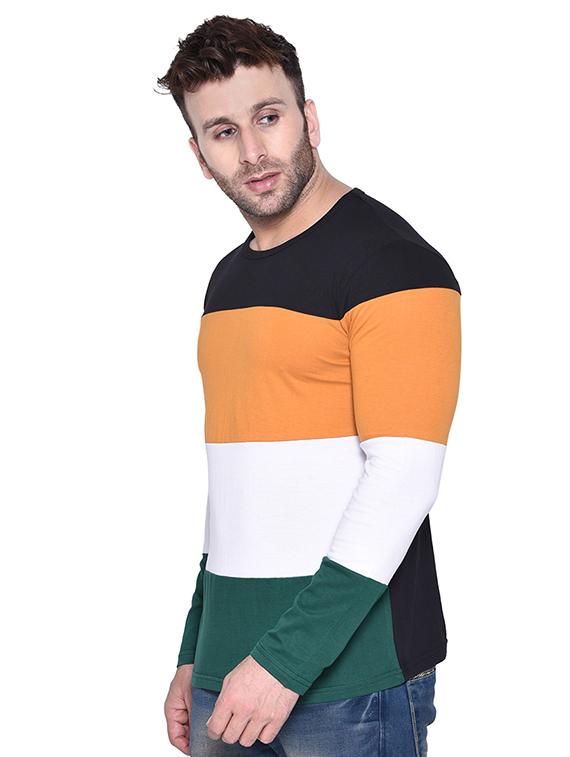 multi color block t-shirt - 16472605 - Zoom Image - 2