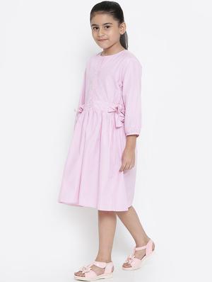 tie knot side striped dress - 16472904 - Standard Image - 2