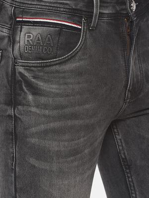 grey light washed denim jeans - 16472970 - Standard Image - 5