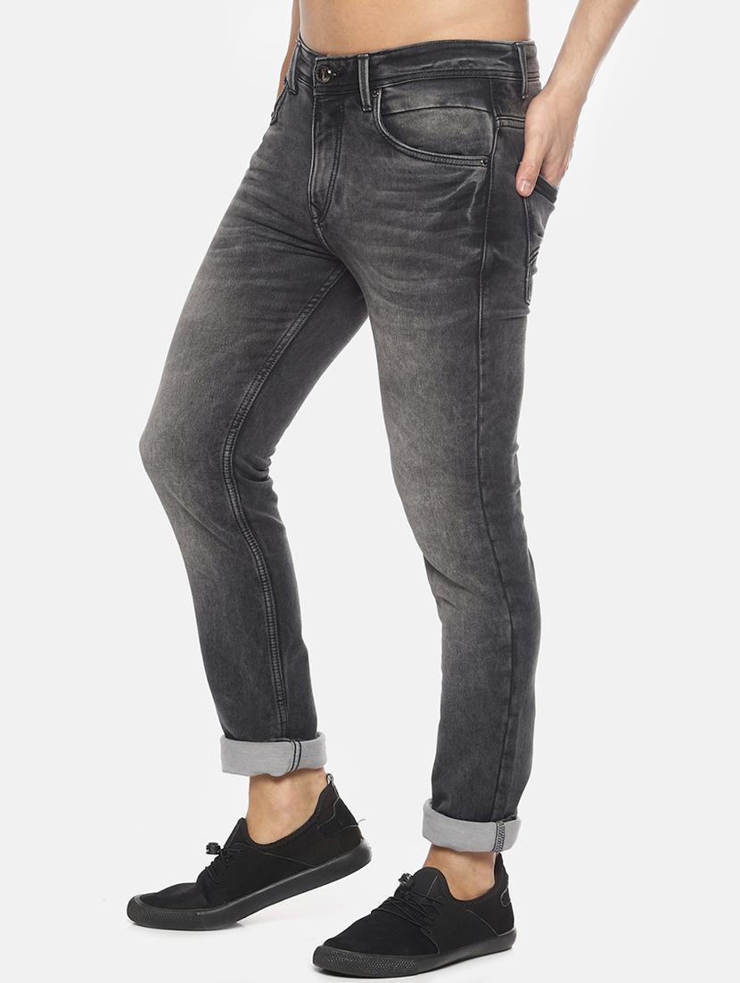 grey light washed denim jeans - 16472970 - Zoom Image - 2