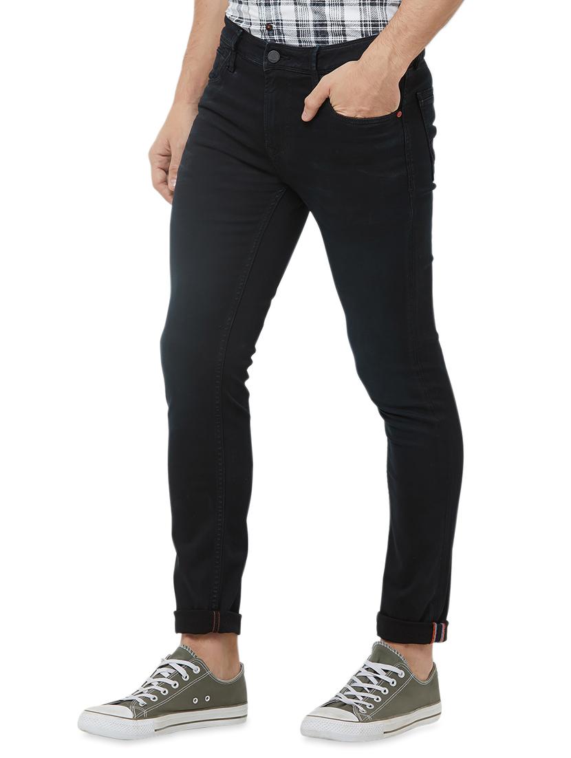 `black plain denim jeans - 16473153 - Zoom Image - 2