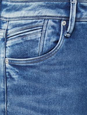 blue light washed denim jeans - 16473156 - Standard Image - 5