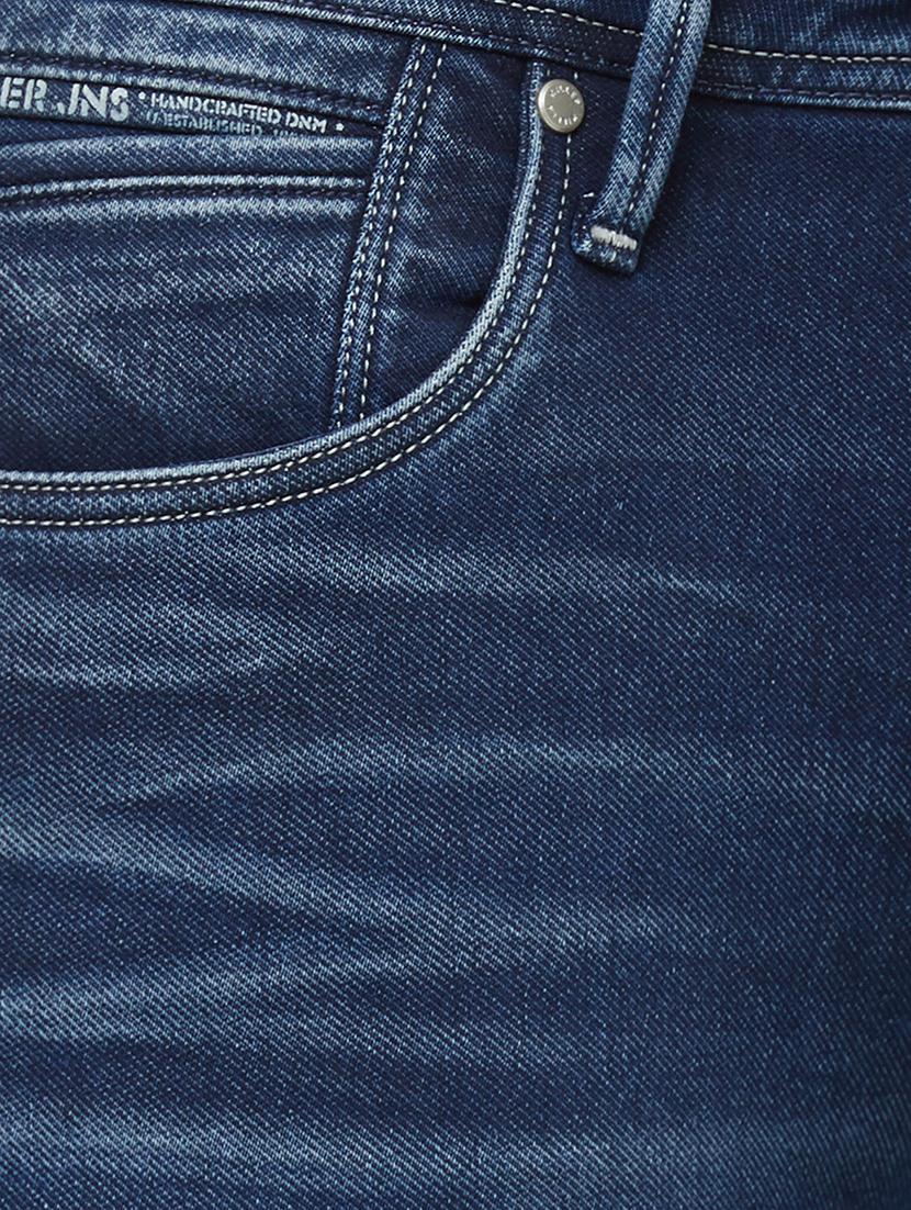 navy blue light washed denim jeans - 16473164 - Zoom Image - 5