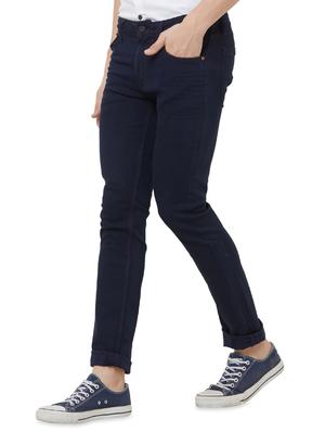 navy blue plain denim jeans - 16473173 - Standard Image - 2