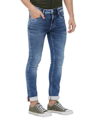 blue light washed denim jeans - 16473193 - Standard Image - 2