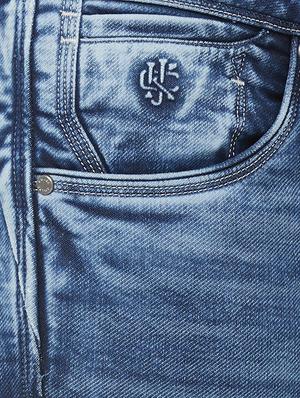 blue light washed denim jeans - 16473193 - Standard Image - 5