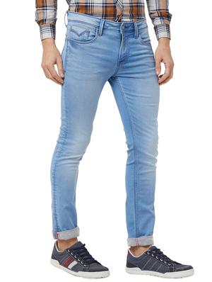 blue light washed denim jeans - 16473204 - Standard Image - 2