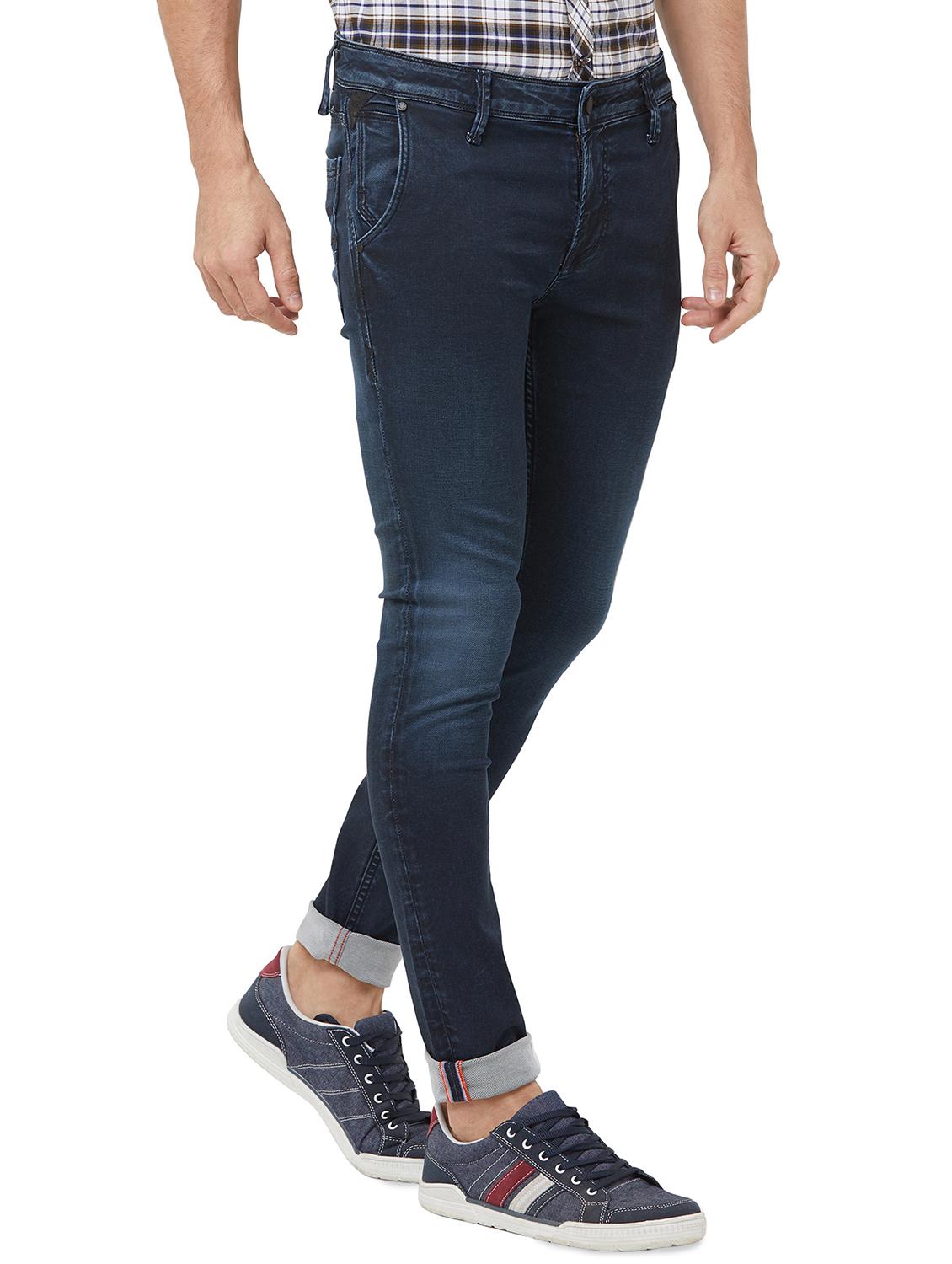 dark blue light washed denim jeans - 16473208 - Zoom Image - 2