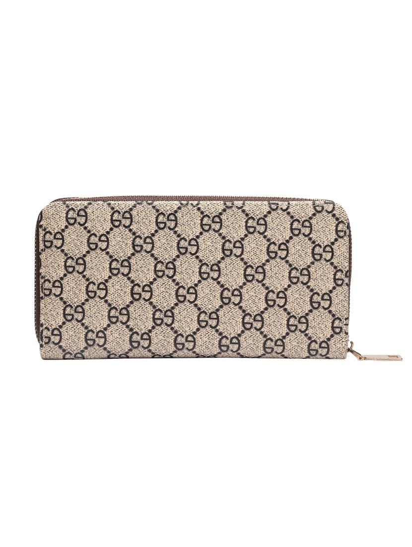 beige leatherette (pu) wallet - 16477102 - Zoom Image - 2