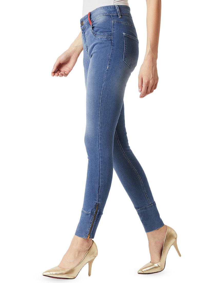 high rise stone washed jeans - 16477184 - Zoom Image - 2