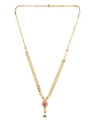 gold plated chain necklace - 16477383 - Standard Image - 2