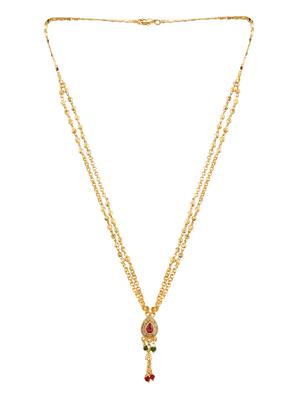 gold plated chain necklace - 16477600 - Standard Image - 2