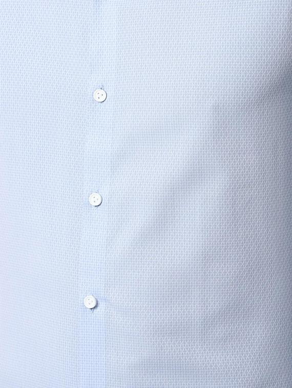 blue self design formal shirt - 16479175 - Zoom Image - 5