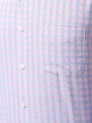 pink checkered formal shirt - 16479179 - Standard Image - 5