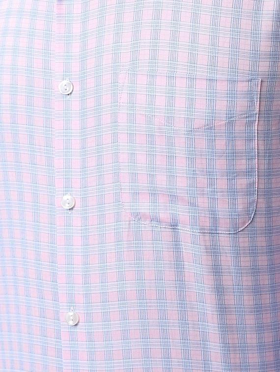 pink checkered formal shirt - 16479179 - Zoom Image - 5