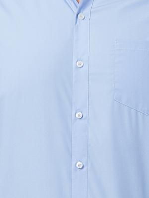 light blue striped casual shirt - 16479399 - Standard Image - 5