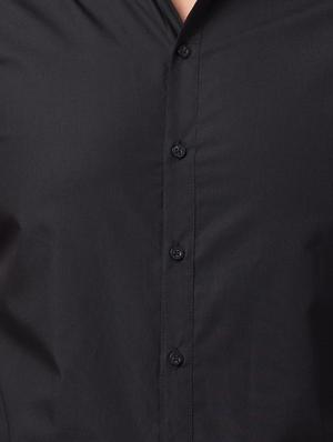 black striped casual shirt - 16479410 - Standard Image - 5