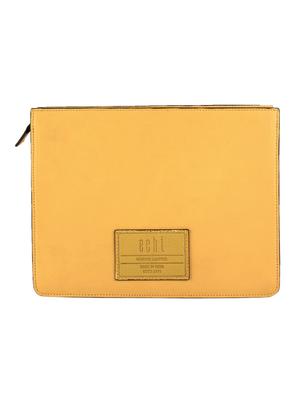 yellow leather structured sling bag - 16480439 - Standard Image - 2