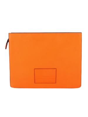 orange leather structured sling bag - 16480452 - Standard Image - 2