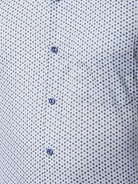 blue cotton formal shirt - 16482944 - Zoom Image - 5
