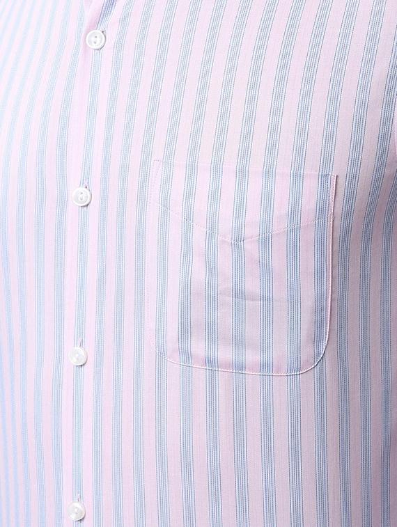 pink striped formal shirt - 16483014 - Zoom Image - 5