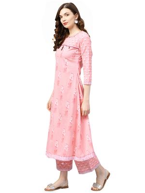 block print kurta palazzo set - 16483495 - Standard Image - 2