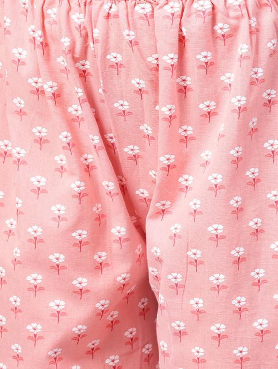block print kurta palazzo set - 16483495 - Zoom Image - 5