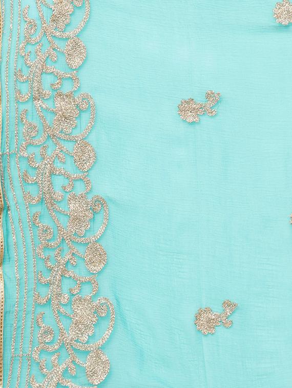 embellished unstitched straight pant suit - 16483694 - Zoom Image - 5