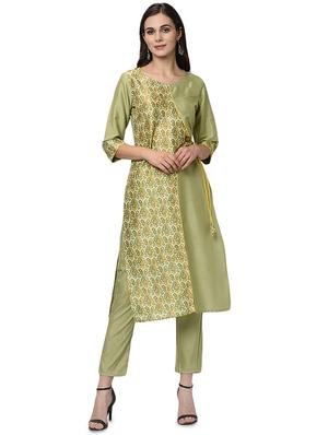 paisley print angrakha suit set - 16483920 - Standard Image - 2
