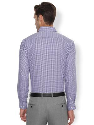 purple checkered formal shirt - 16485792 - Standard Image - 2